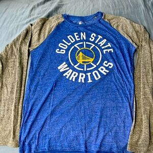 NBA Golden State Warriors Long sleeve shirt. Boys size M